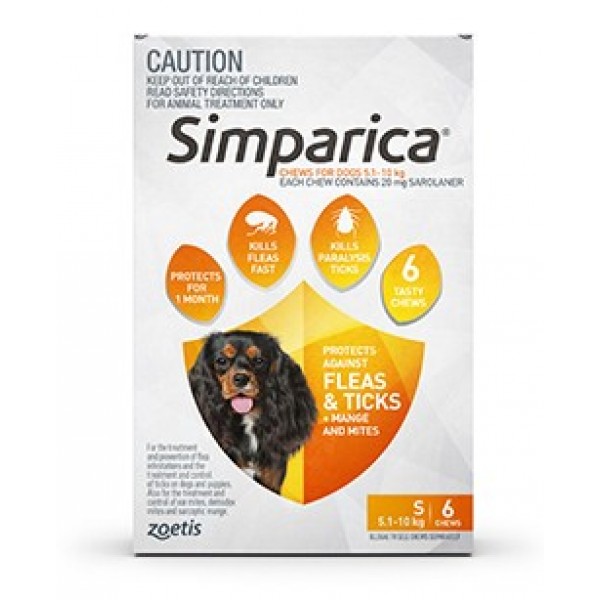 Simparica Orange Small - Dogs & Puppies